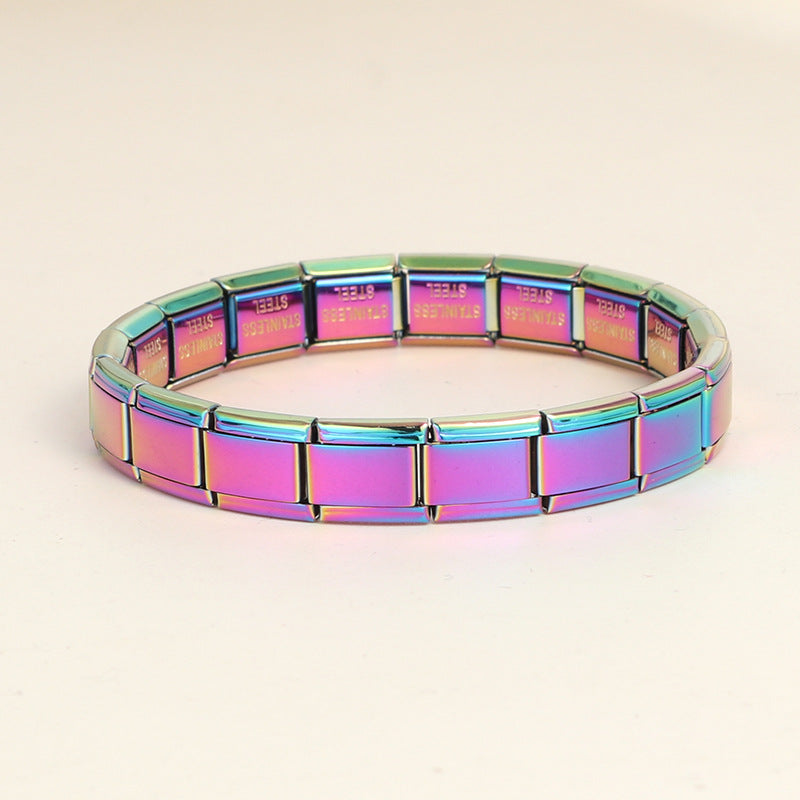 Bracelet modulaire élastique à assembler soi-même