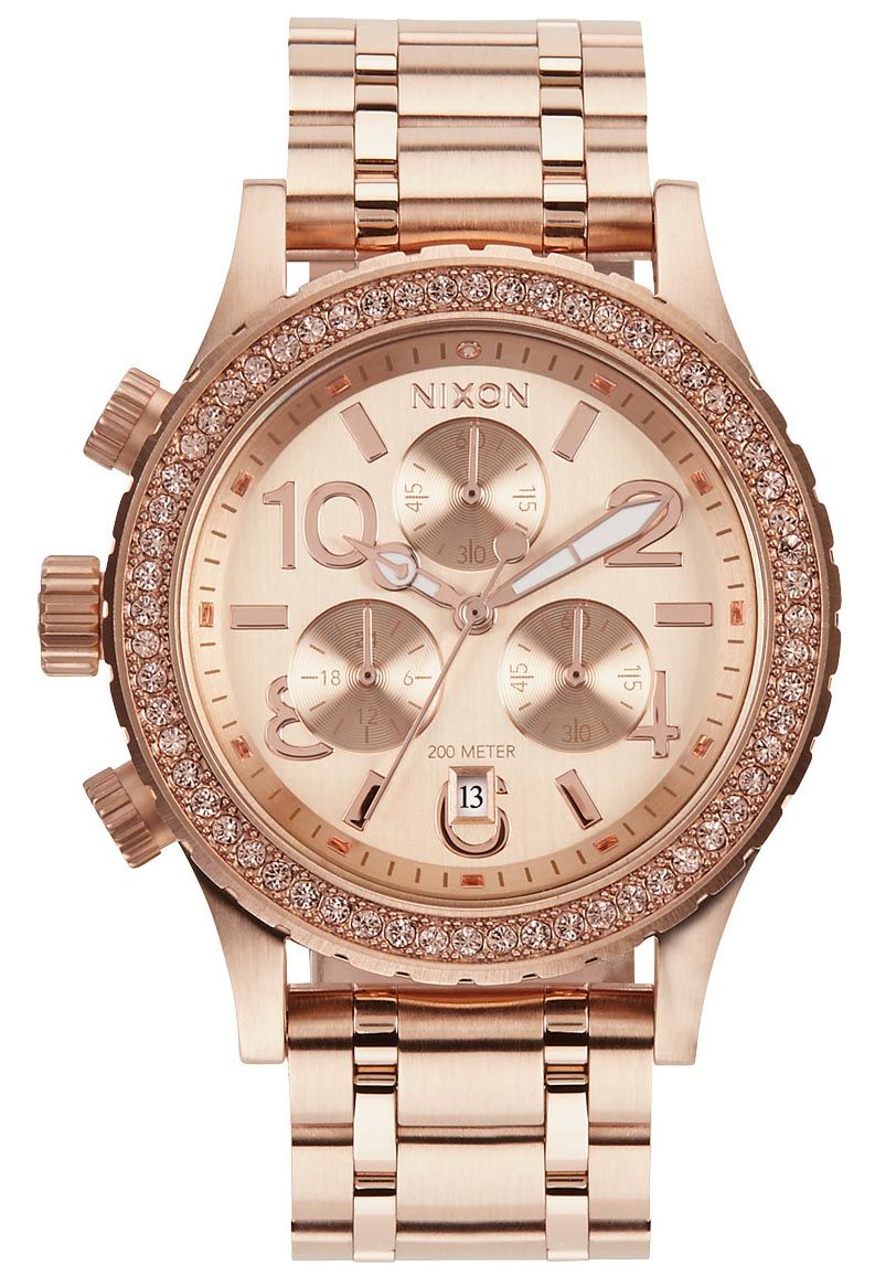 Montre Nixon « 38-20 Chrono » – Tout or rose