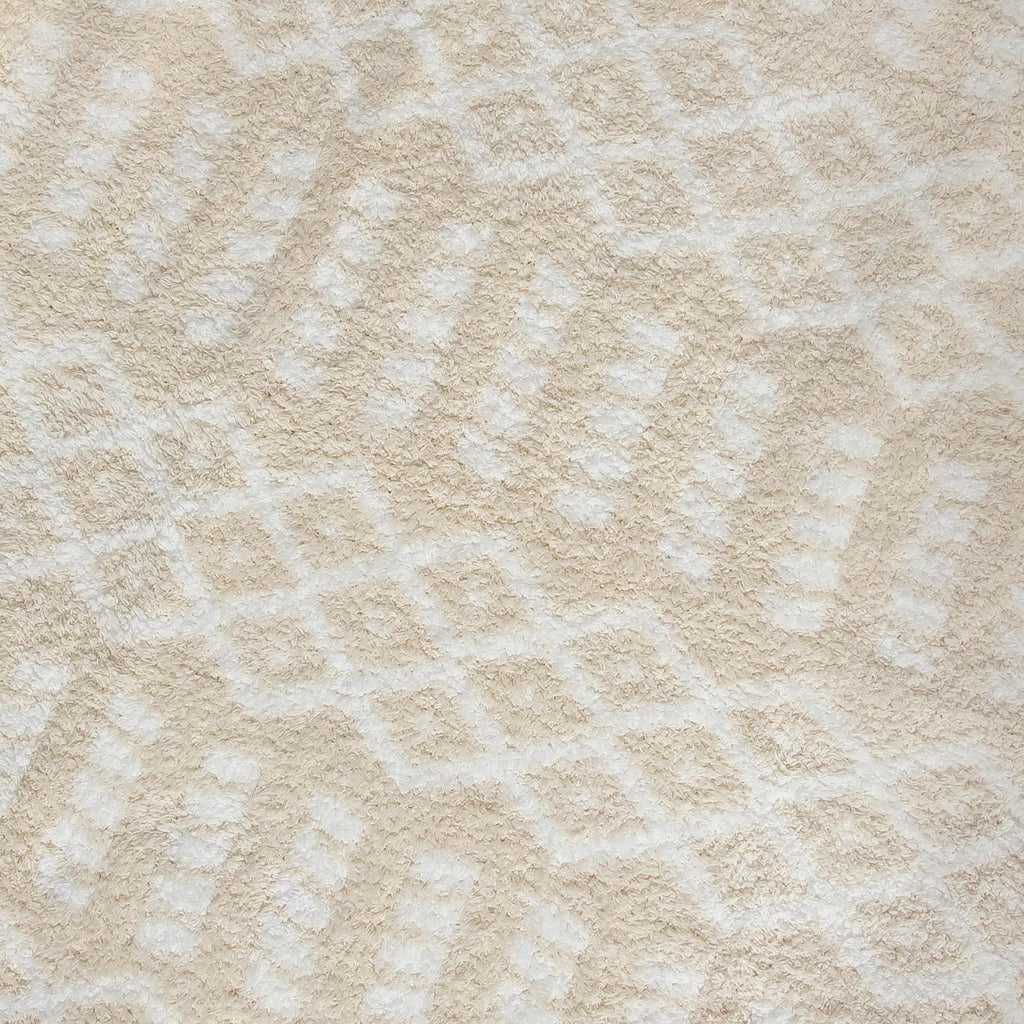 Couverture à franges Birch & Marshmallow, grand format