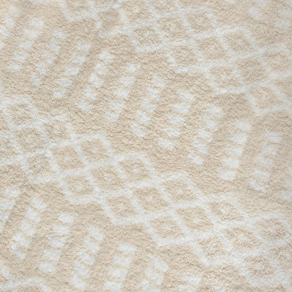 Couverture à franges Birch & Marshmallow, grand format