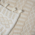 Couverture à franges Birch & Marshmallow, grand format