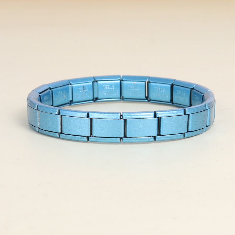 Bracelet modulaire élastique à assembler soi-même