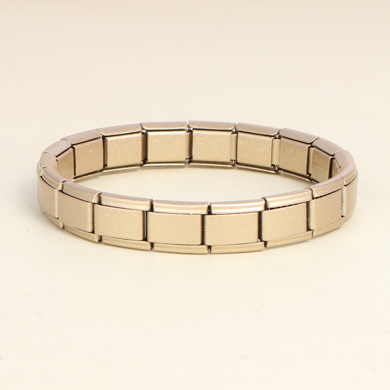 Bracelet modulaire élastique à assembler soi-même