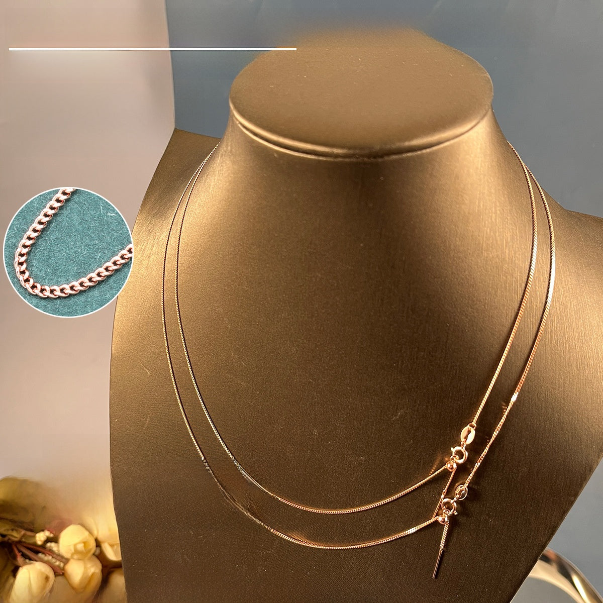 Collier chaîne à épingle pour femme