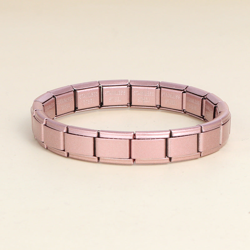 Bracelet modulaire élastique à assembler soi-même