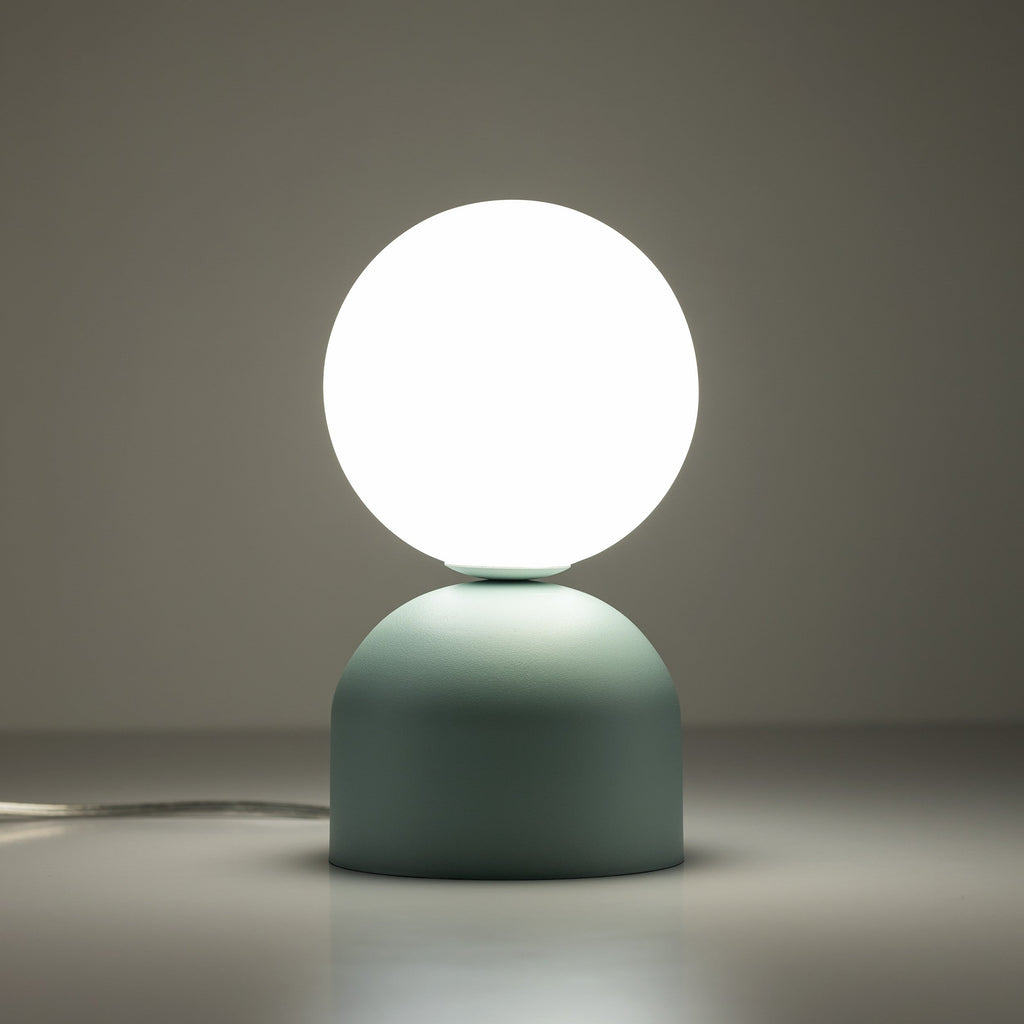 Lampe de table MIKI, globe de verre