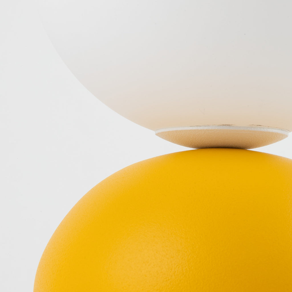 Lampe de table MIKI, globe de verre