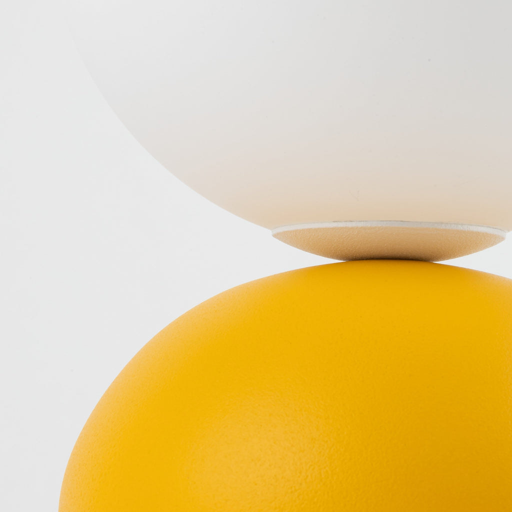 Lampe de table MIKI, globe de verre