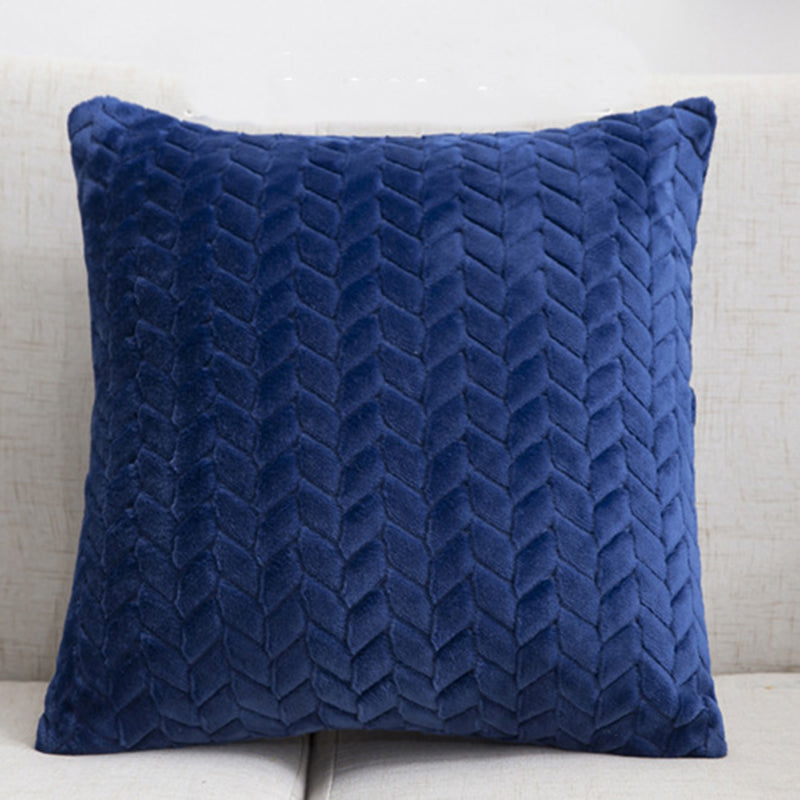 Housse de coussin en flanelle, style nordique