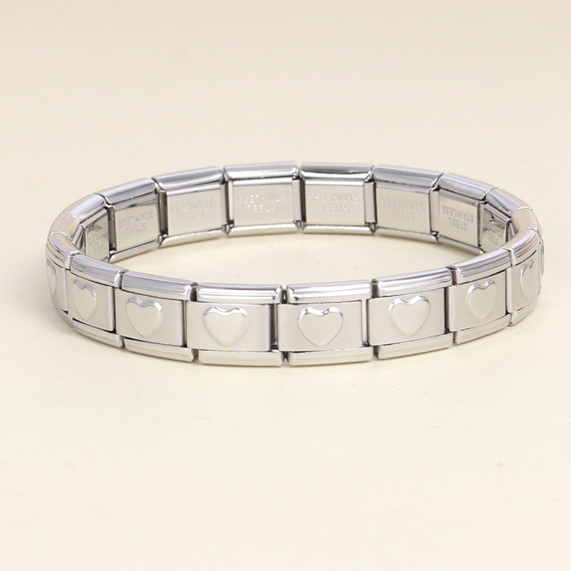 Bracelet modulaire élastique à assembler soi-même