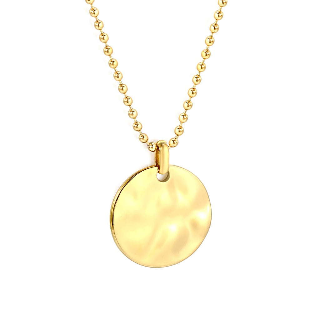 Collier pendentif cercle personnalisable