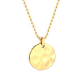 Collier pendentif cercle personnalisable
