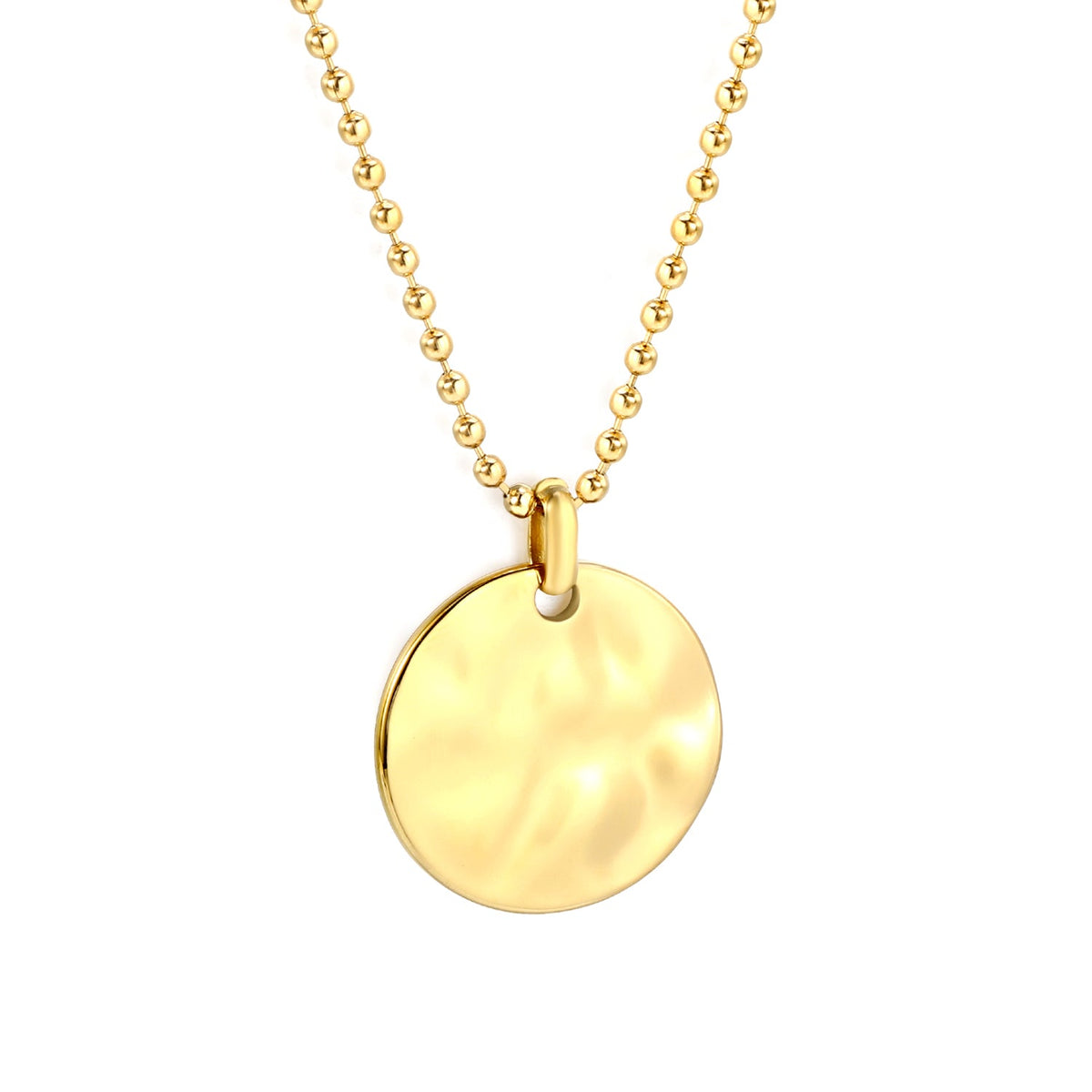 Collier pendentif cercle personnalisable