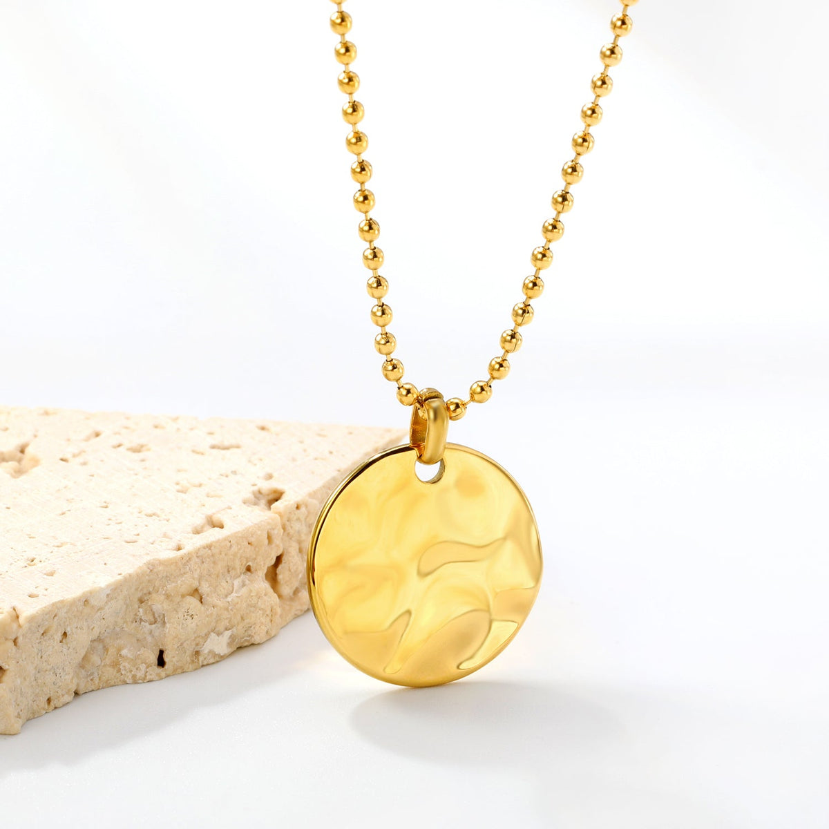 Collier pendentif cercle personnalisable