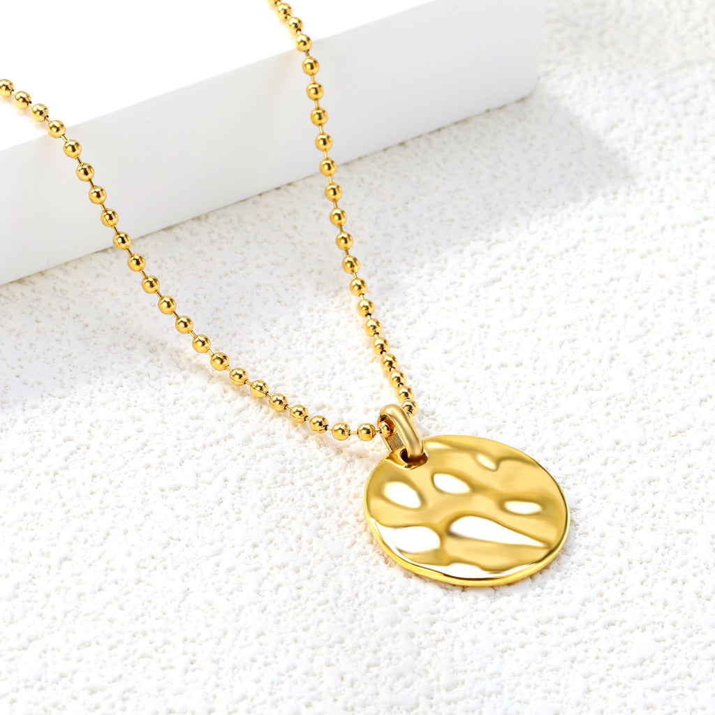 Collier pendentif cercle personnalisable