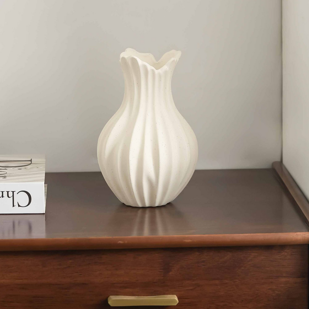 Fan Ceramic Vase