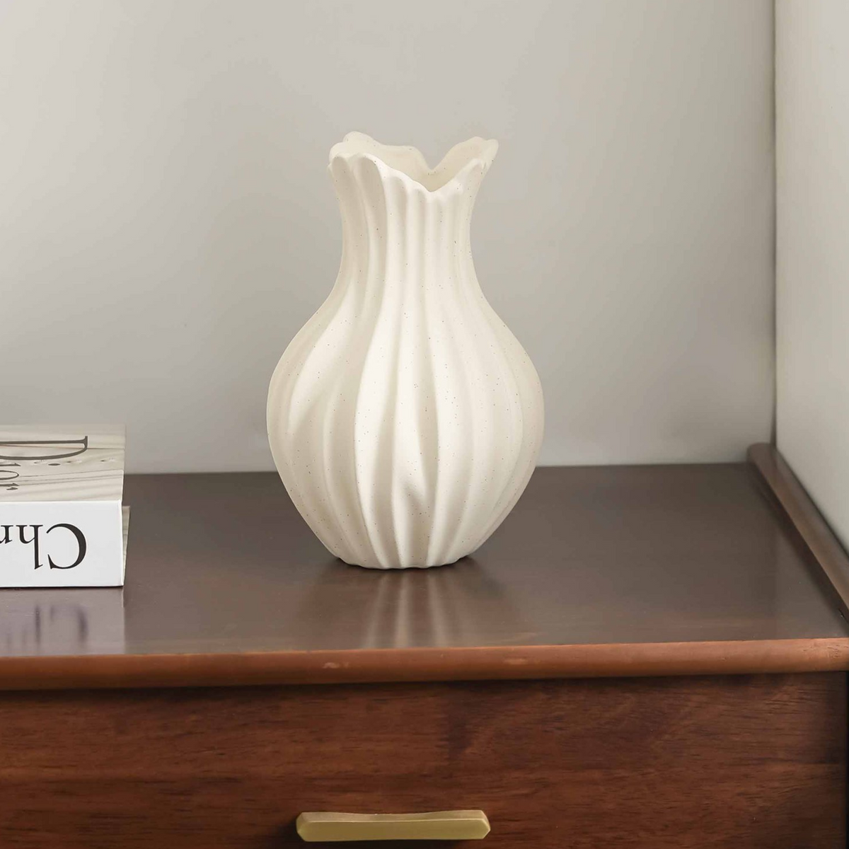 Fan Ceramic Vase
