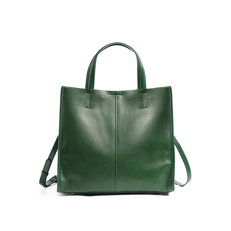 Sac à main en cuir véritable pour femme