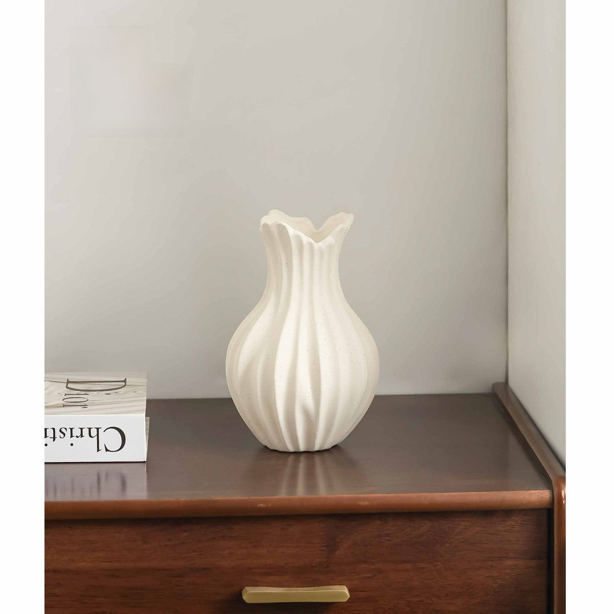 Fan Ceramic Vase