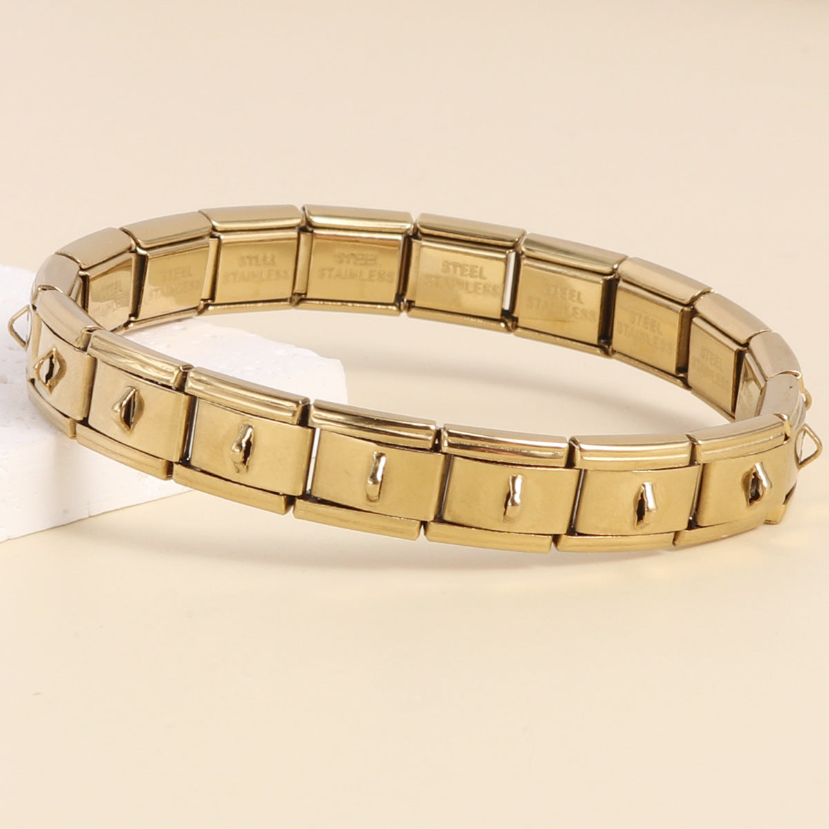 Bracelet modulaire élastique à assembler soi-même