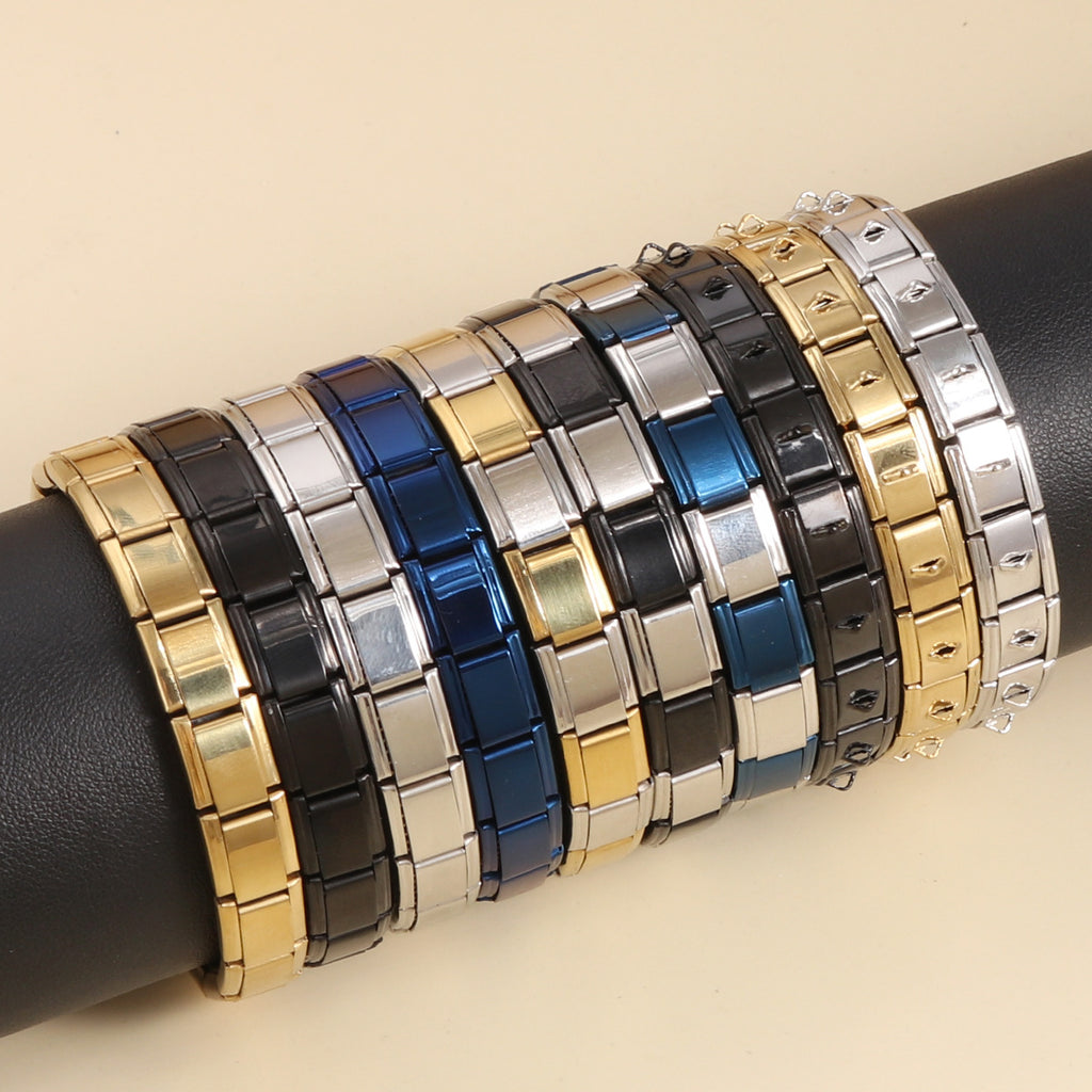 Bracelet modulaire élastique à assembler soi-même