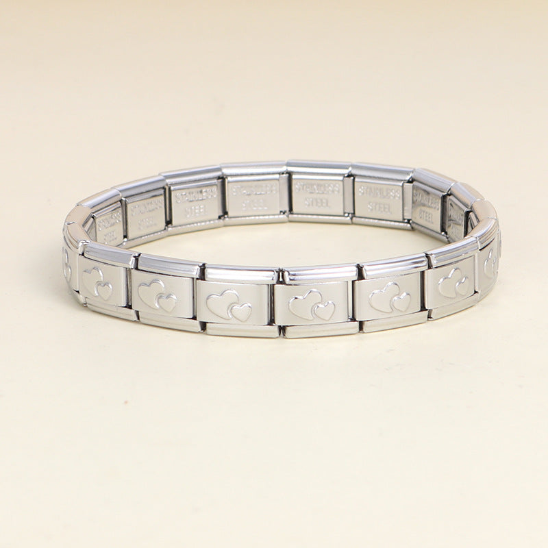 Bracelet modulaire élastique à assembler soi-même