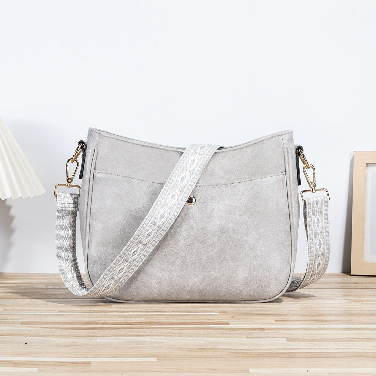 Sac bandoulière simple pour femme, similicuir