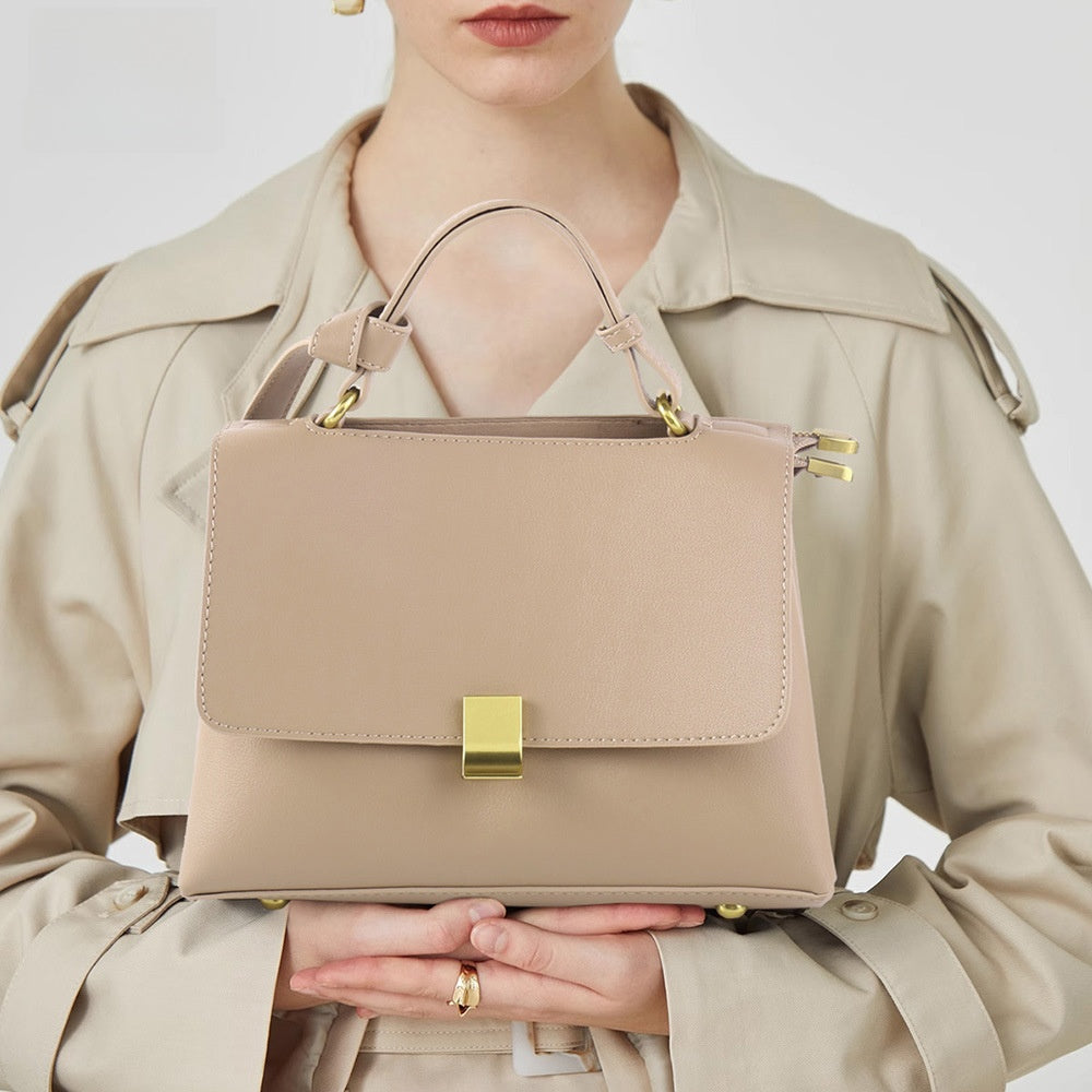 Sac à main bandoulière convertible en simili-cuir