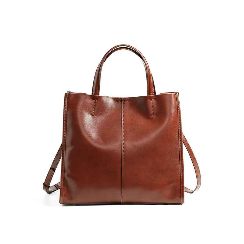 Sac à main en cuir véritable pour femme