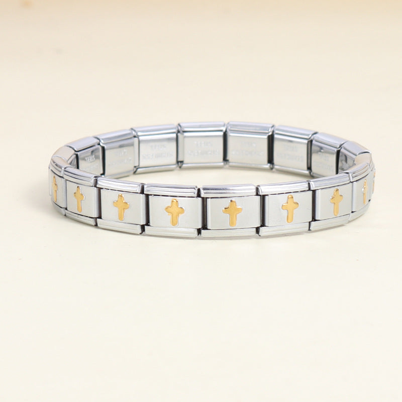 Bracelet modulaire élastique à assembler soi-même