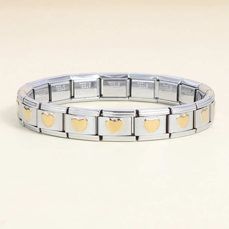 Bracelet modulaire élastique à assembler soi-même