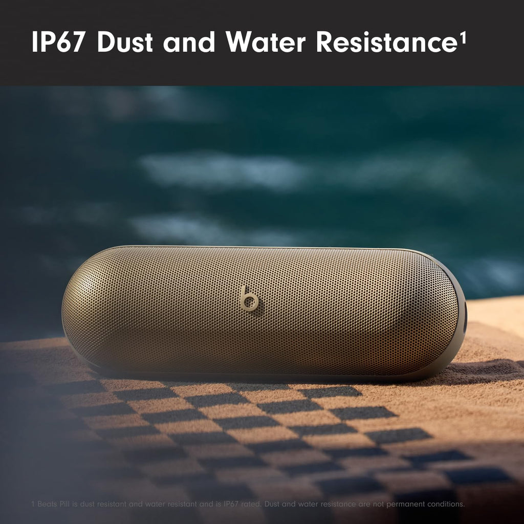 Haut-parleur Bluetooth Beats Pill, or champagne