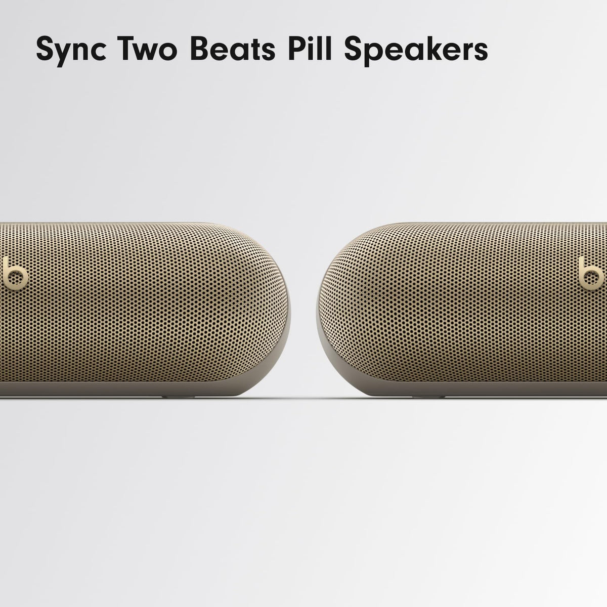 Haut-parleur Bluetooth Beats Pill, or champagne