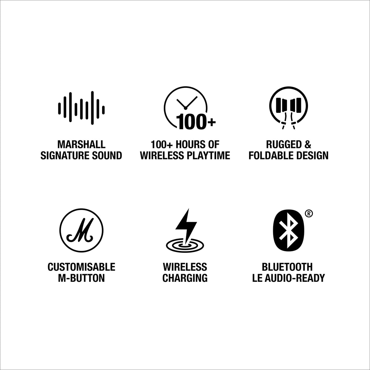 Casque sans fil Marshall Major V, brun