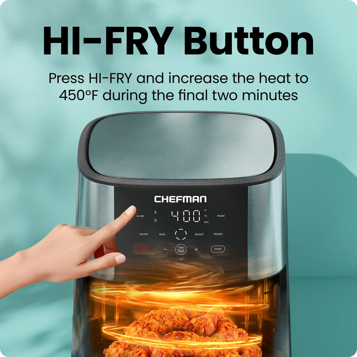 Friteuse à air Chefman TurboFry Touch, 8 pintes (7,5 L)