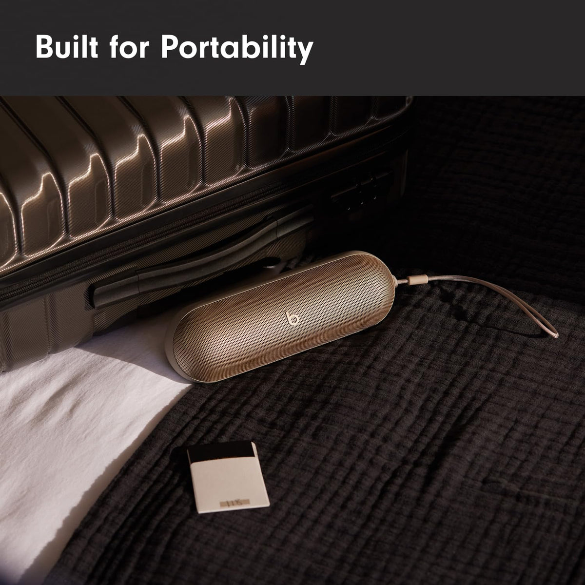 Haut-parleur Bluetooth Beats Pill, or champagne