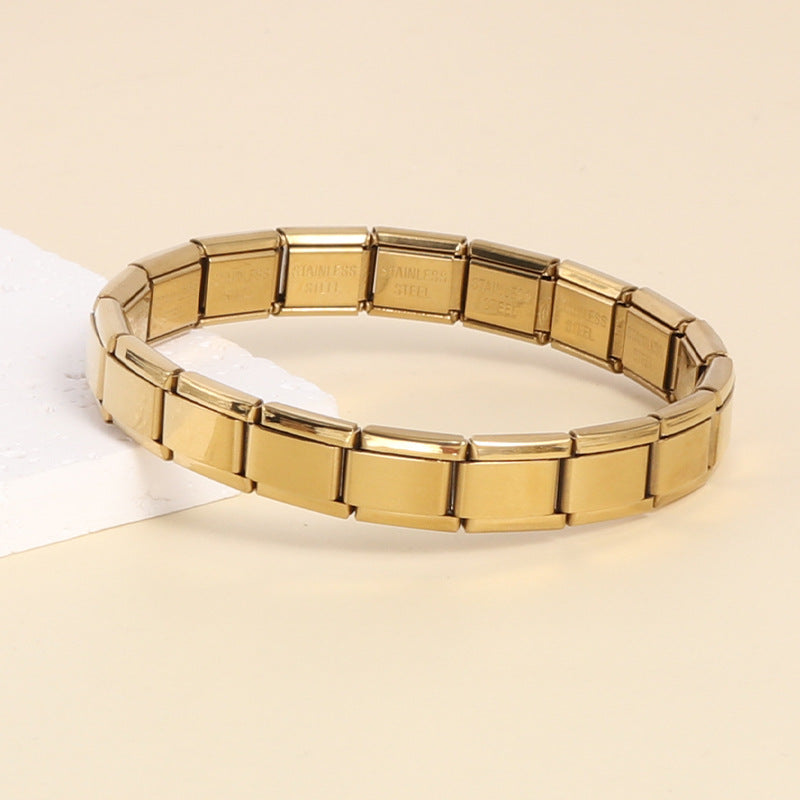 Bracelet modulaire élastique à assembler soi-même