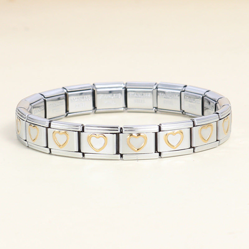 Bracelet modulaire élastique à assembler soi-même