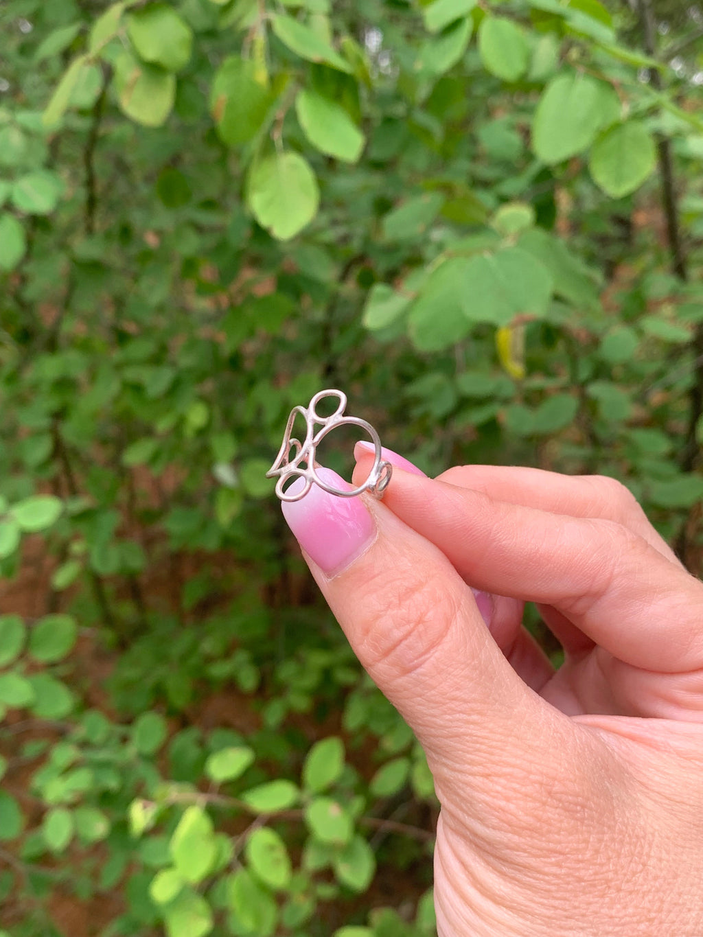 Bague Orbit, argent sterling ou or jaune 18 carats
