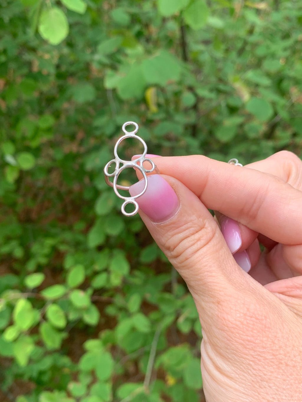 Bague Circa à cercles ouverts, argent sterling ou or 18 carats