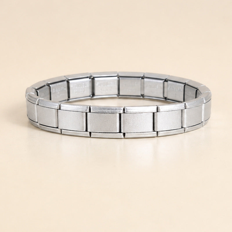 Bracelet modulaire élastique à assembler soi-même