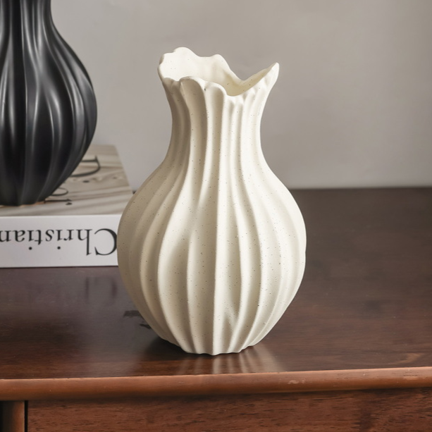 Fan Ceramic Vase