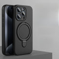 Coque en silicone aimantée avec support pour iPhone