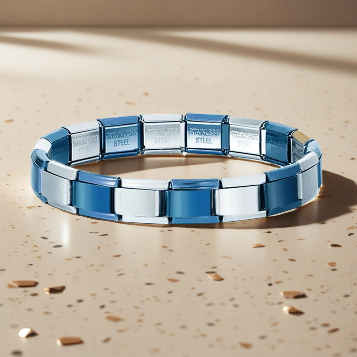 Bracelet modulaire élastique à assembler soi-même