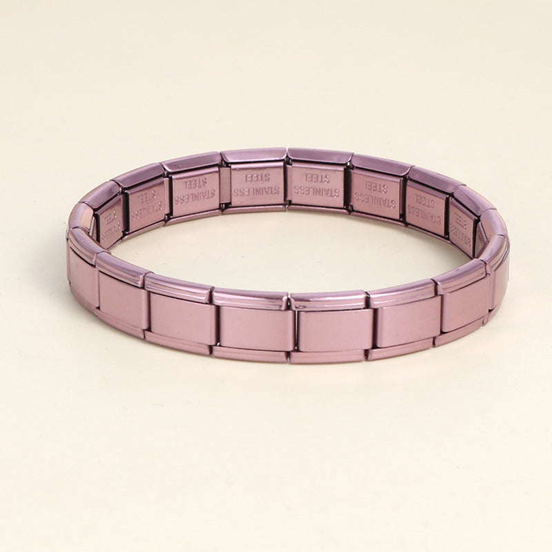 Bracelet modulaire élastique à assembler soi-même