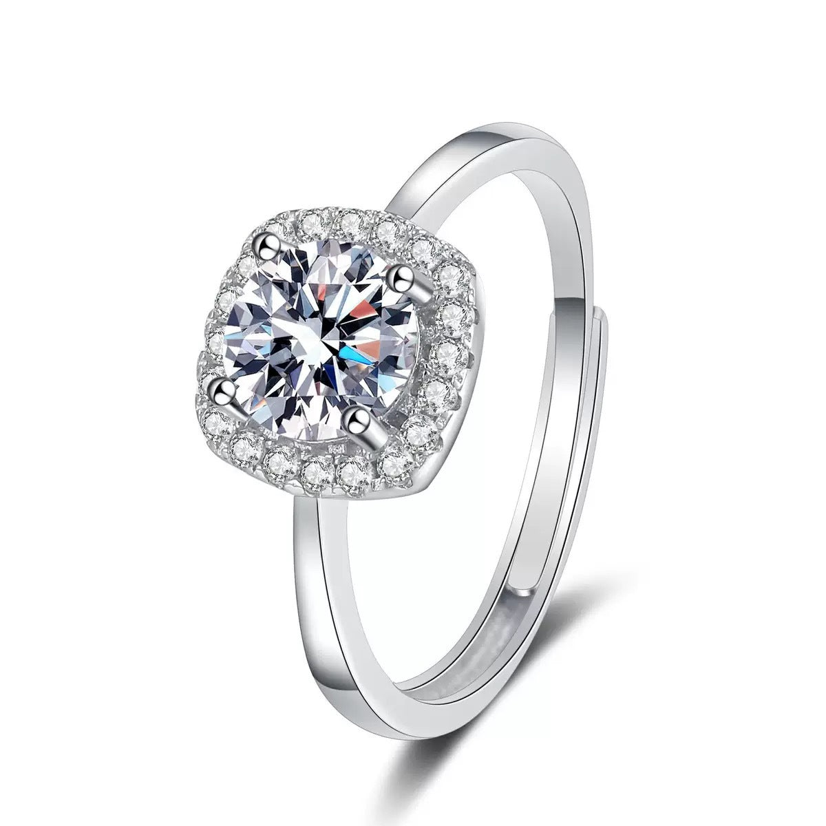 Bague de luxe ajustable pour femme