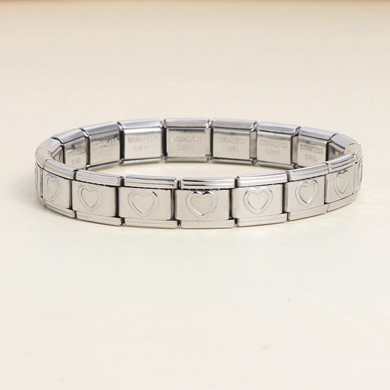 Bracelet modulaire élastique à assembler soi-même