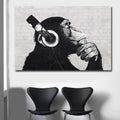 Toile murale moderne minimaliste, sans cadre, pour le salon