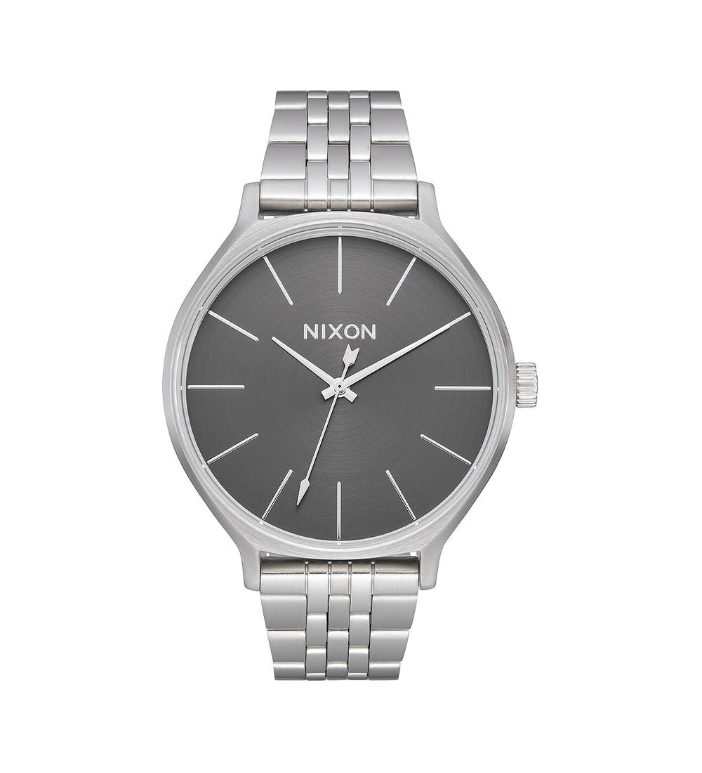 Montre Nixon « Clique » – Argent / Gris