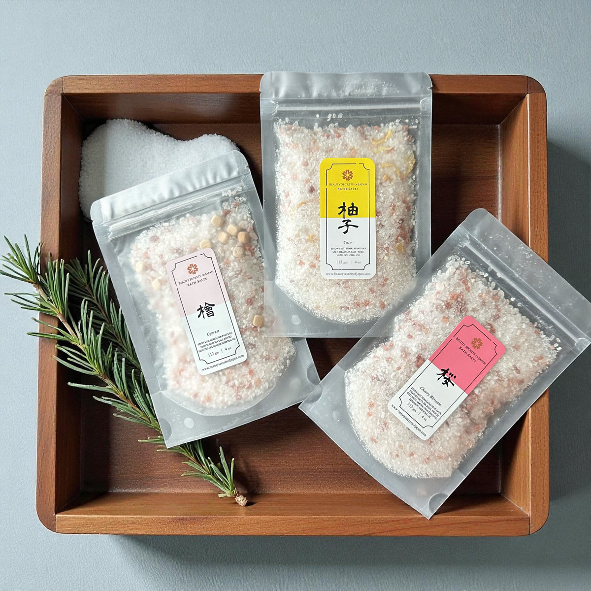 Sels de bain au yuzu